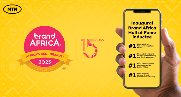 MTN Inducted into Brand Africa Hall of Fame.