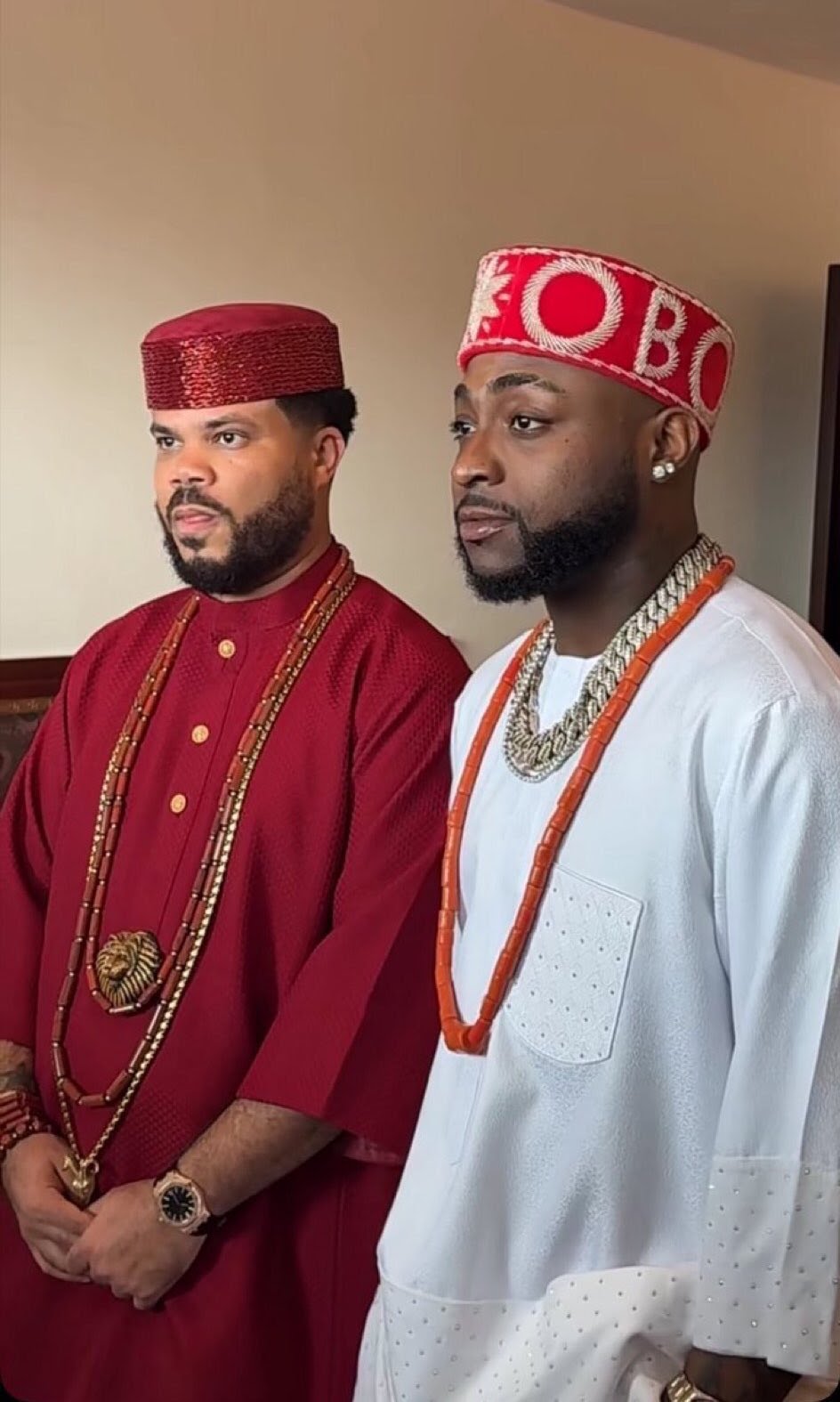 Davido Vows to Support Manager Asa Asika and His New Wife.