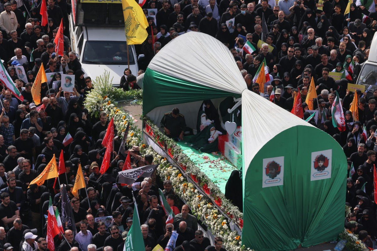 Iran Holds State Funeral for Officials Killed in Conflict with Israel.