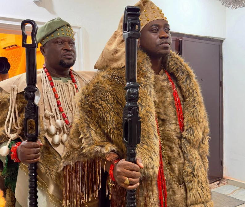 Nollywood Stars Lateef Adedimeji, Femi Branch Attend Ojude Oba 2025 in Style.
