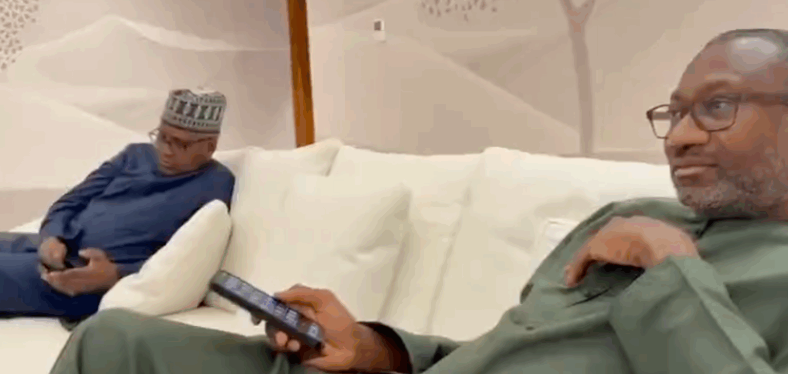 Dangote and Otedola accompany Alhaji Aminu Dantata’s remains to Madinah for burial.
