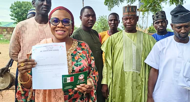 Former Minister and Ex-Governor’s Wife Leave PDP for ADC in Yobe.